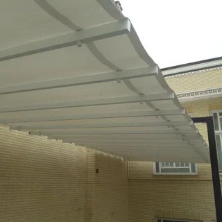 سایبان متحرک پارچه ای