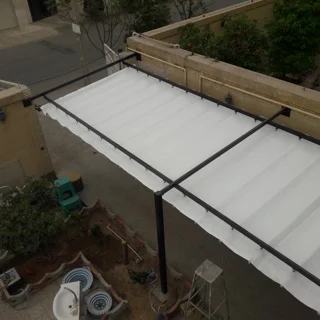 سایبان پارچه ای متحرک یزد